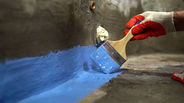 Commercial Vapor Barrier Installation project at a Webster, IN business property by SJ Waterproofing Pros